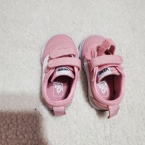 Vans girl pink shoes